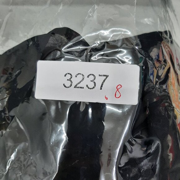 Rebecca Jones Womens Black V-Neck Button  Front Tunic Top 2X Flared Sleeves - Picture 7 of 7